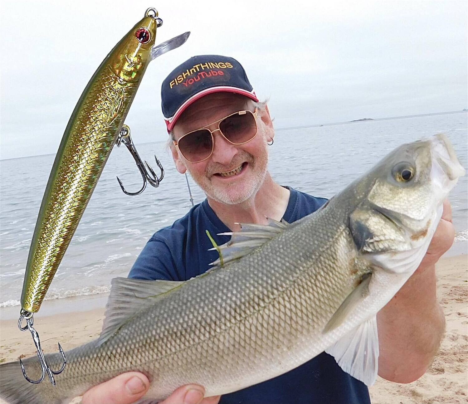 Bass lure Gold