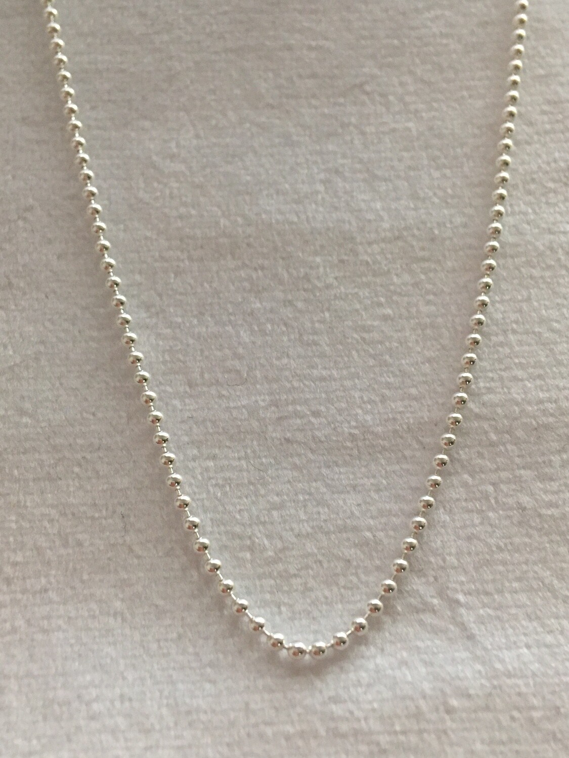 Ball 1.5 mm Chain Sterling Silver