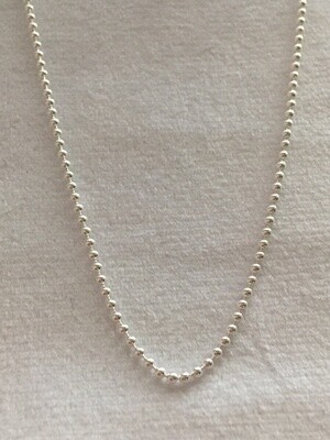 Ball 1.5 mm Chain Sterling Silver