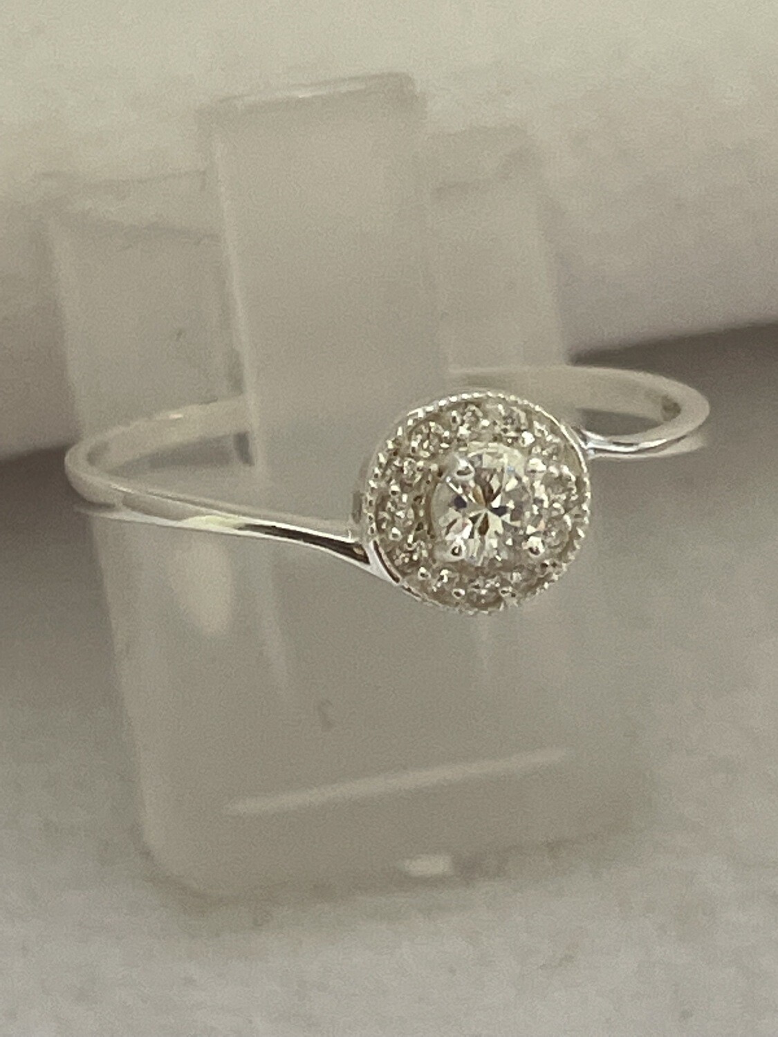 Fancy Ring with small CZ stones
