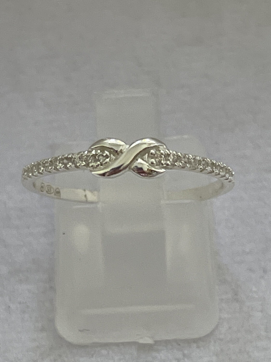Eternity Ring  with small CZ stones