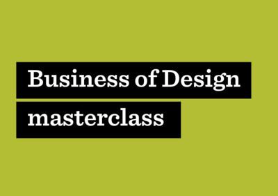 Business of Design masterclass