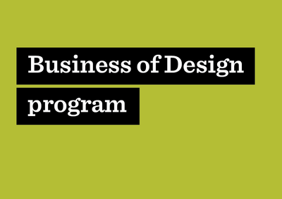 Business of Design program