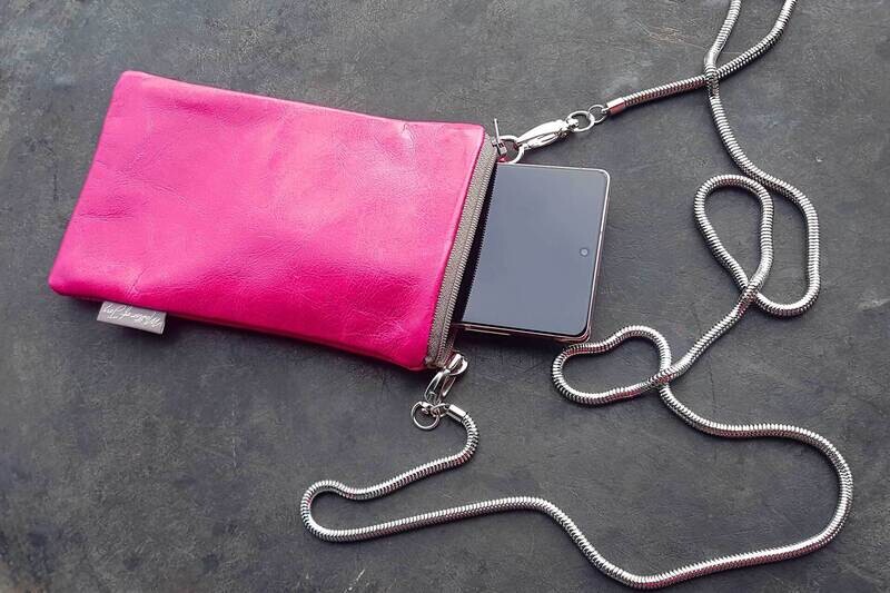 Handytasche, Leder