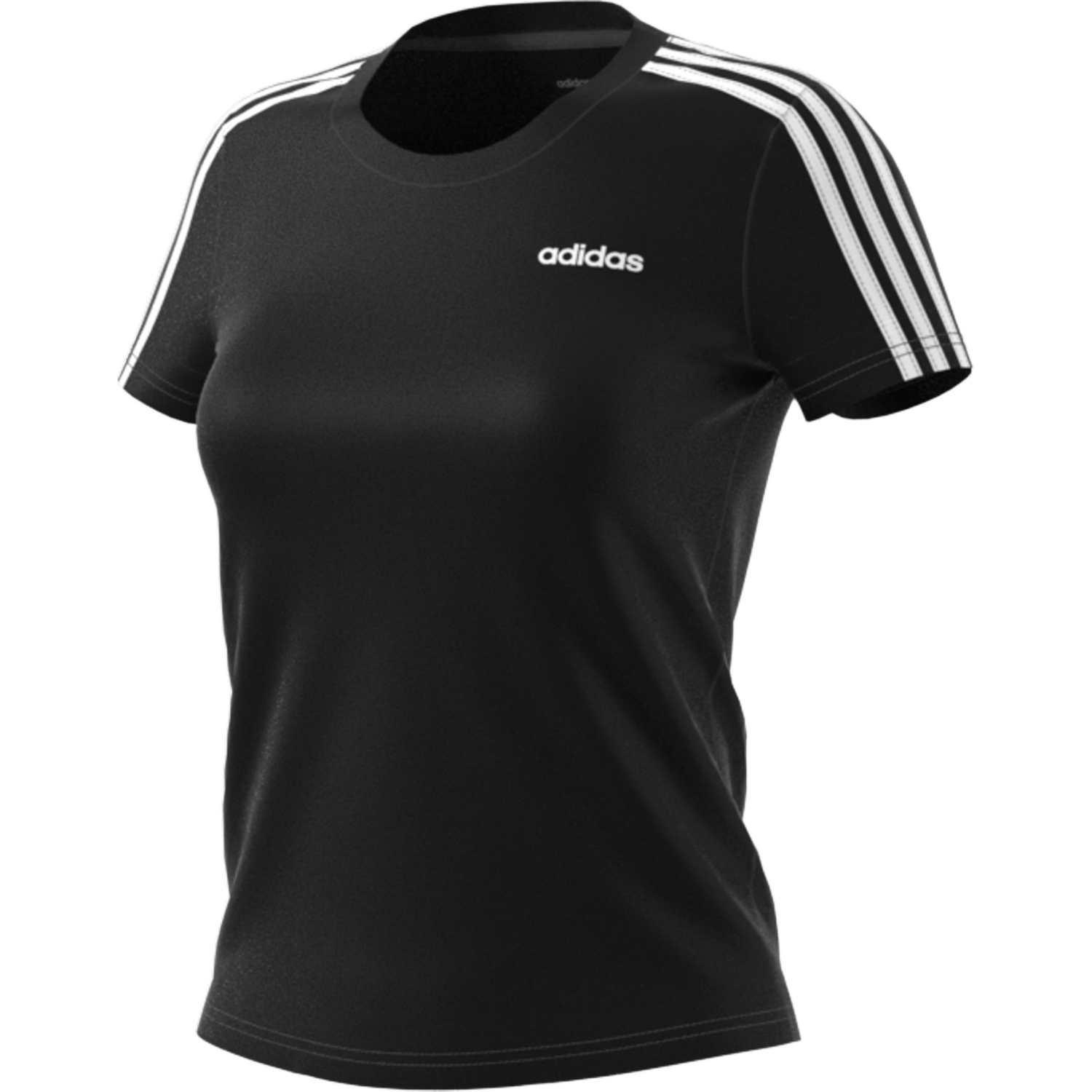 Camiseta Adidas Essentials 3-Stripes Slim Mujer