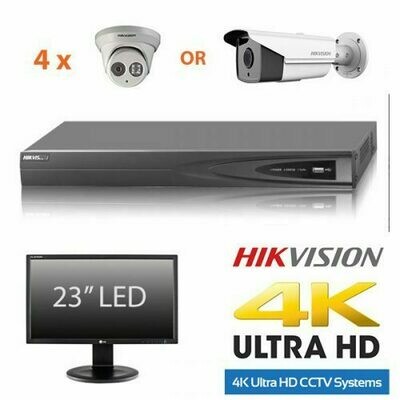 Hikvision 4K - 16Ch NVR Package - $3490