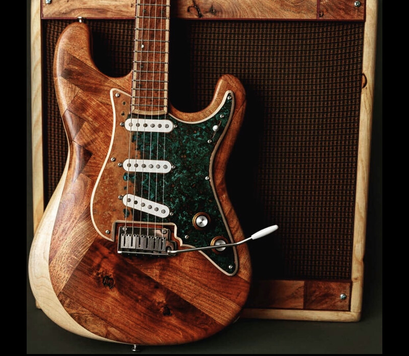 Meek Guitars Herringbone Strat