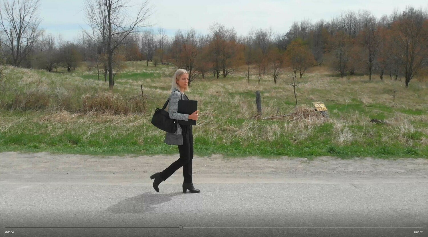 Woman on Country Road 2 Woman on Country Road 2