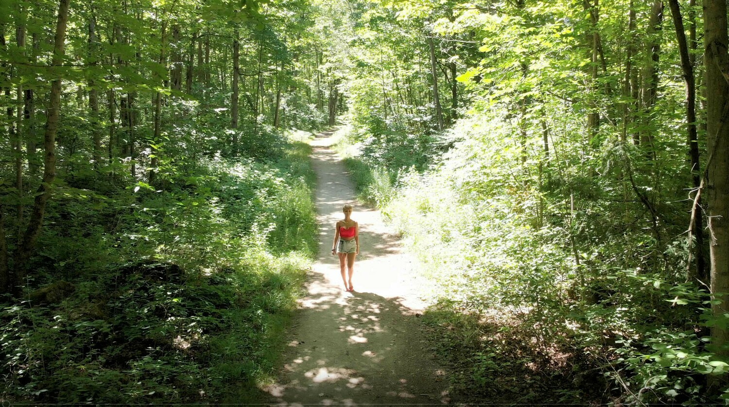 Girl Walking in Forest 102 Girl Walking in Forest 102