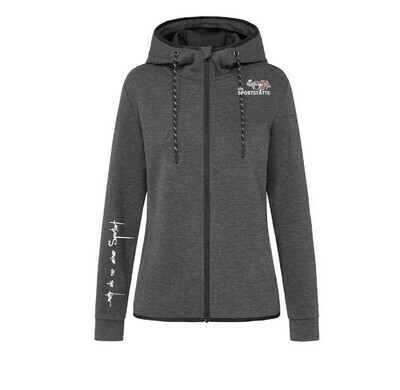 "Die Sportstätte" Scuba Kapuzenjacke Damen "Die Sportstätte" Scuba Kapuzenjacke Damen