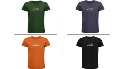 Die Sportstätte T-Shirt Herren - Logo weiss klein