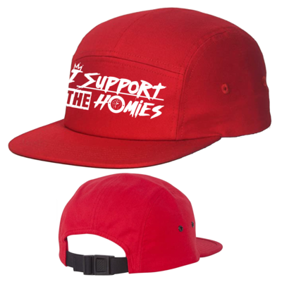 I Support The Homies 5 Panel Strap Back Hat