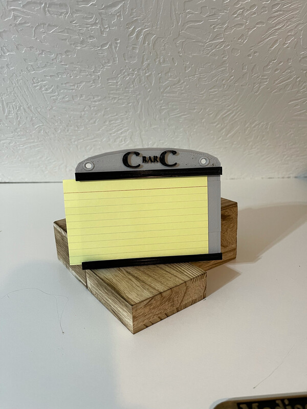 3X5 Card Holder