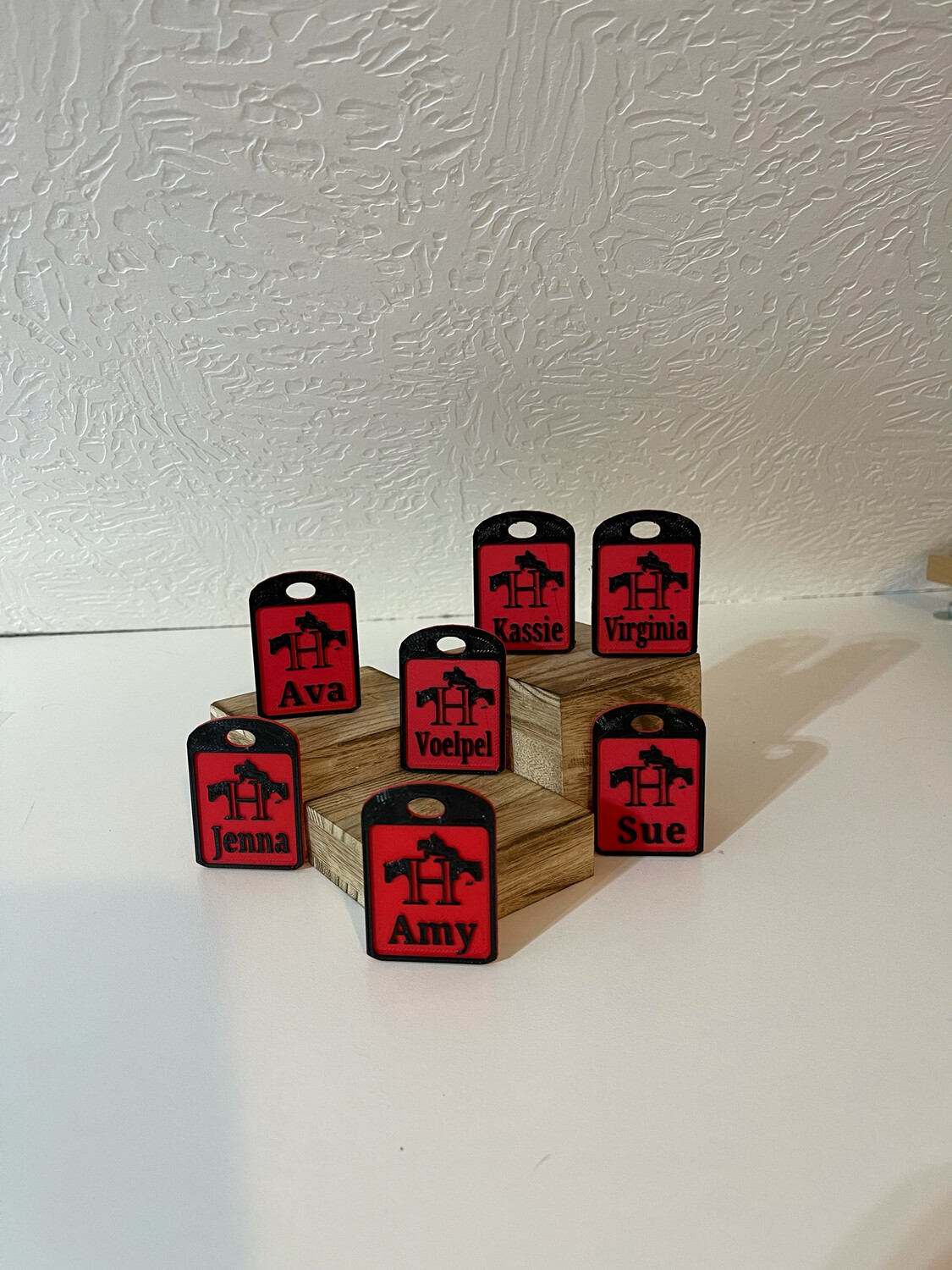 12 Pack Square Tags