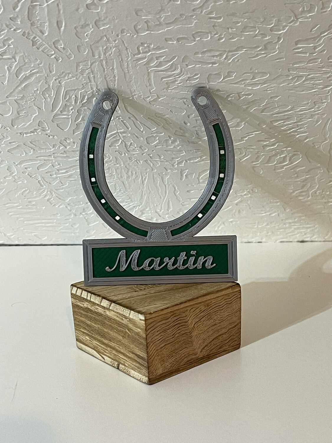 Horse Shoe Stall Tag