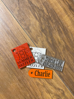 Reverse 12 Pack 1 Hole Tags