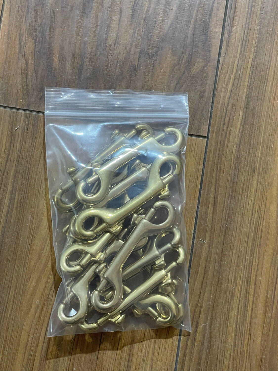 12 pack Solid Brass Double Ended Snaps