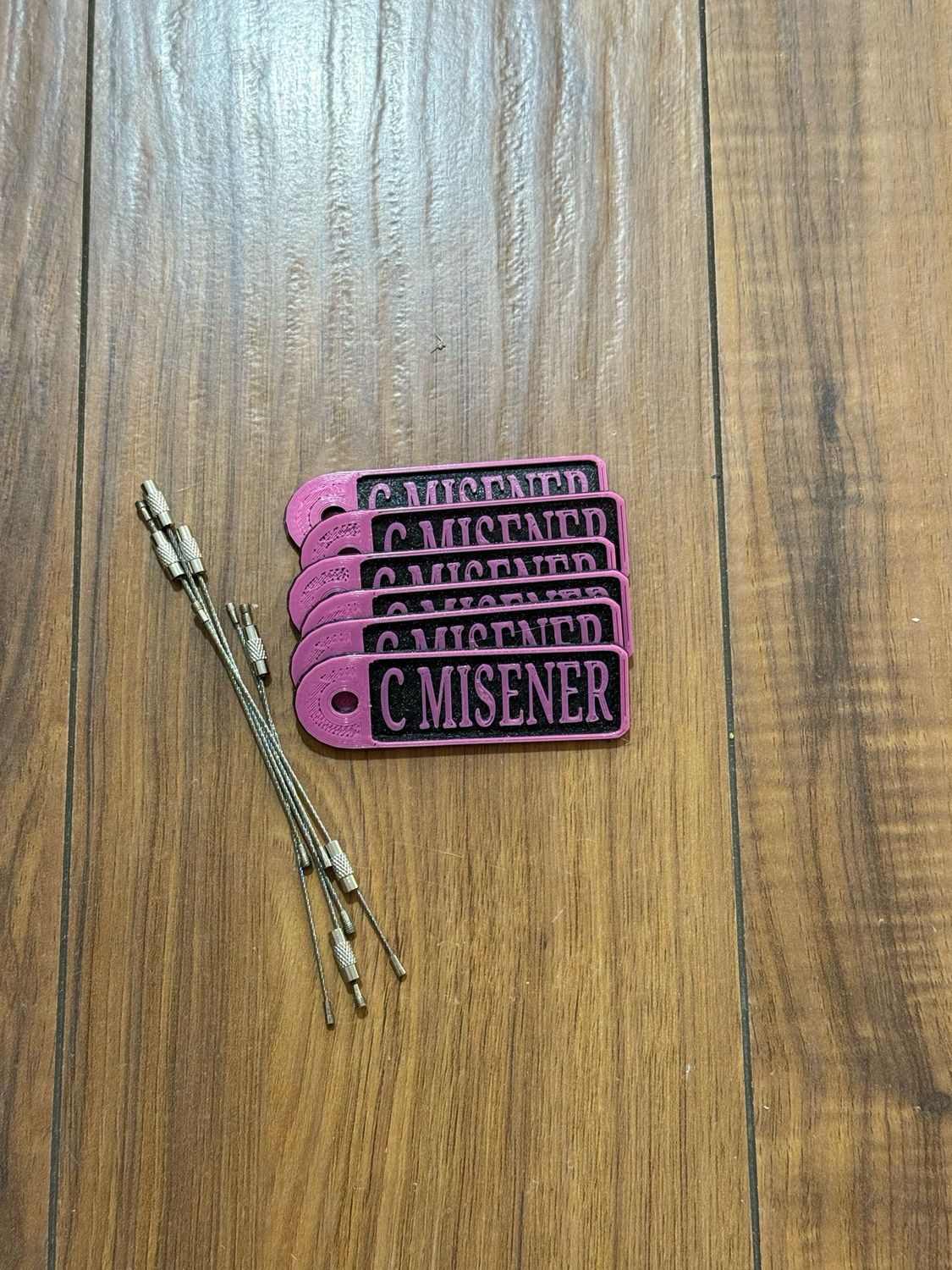 6 Pack 1 Hole or 2 Hole Tags