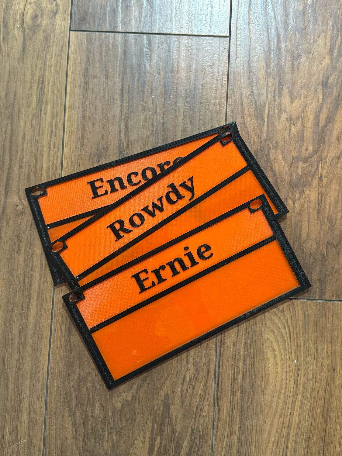 Small Stall Card *Dry Erase Bottom