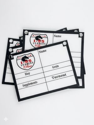 Stall Cards