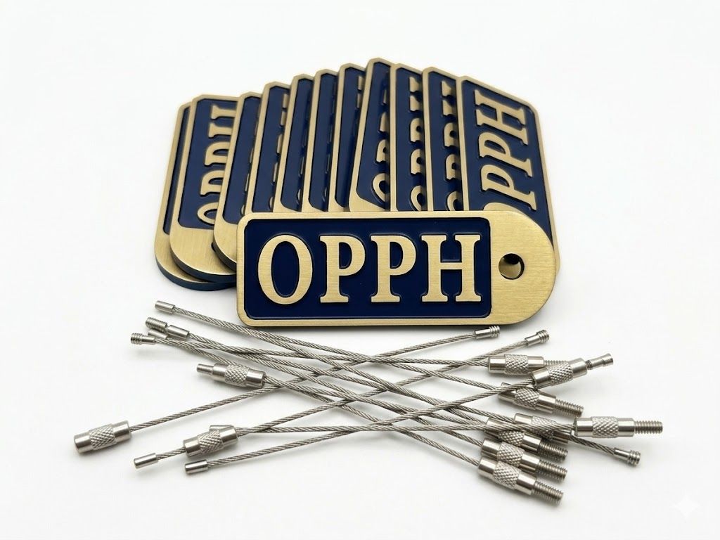 12 Pack 1 Hole Tags