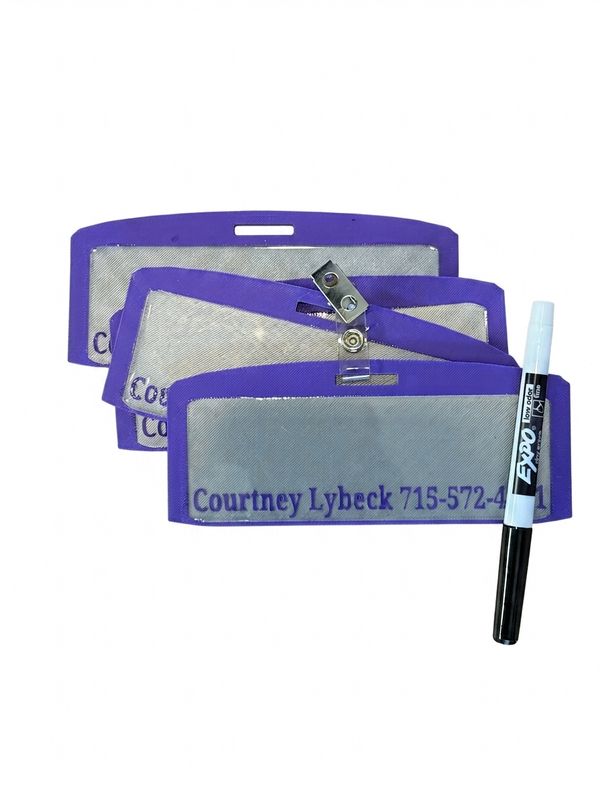 Horse Show Stall Card  *Dry Erase Option*