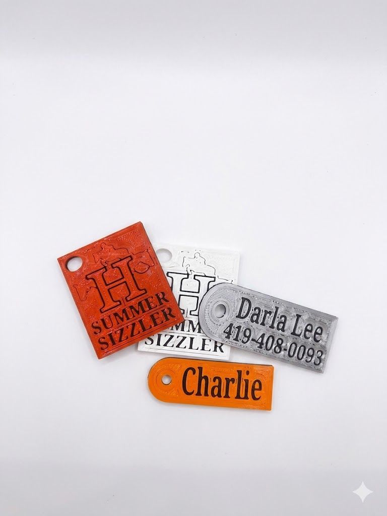Reverse 12 Pack 1 Hole Tags