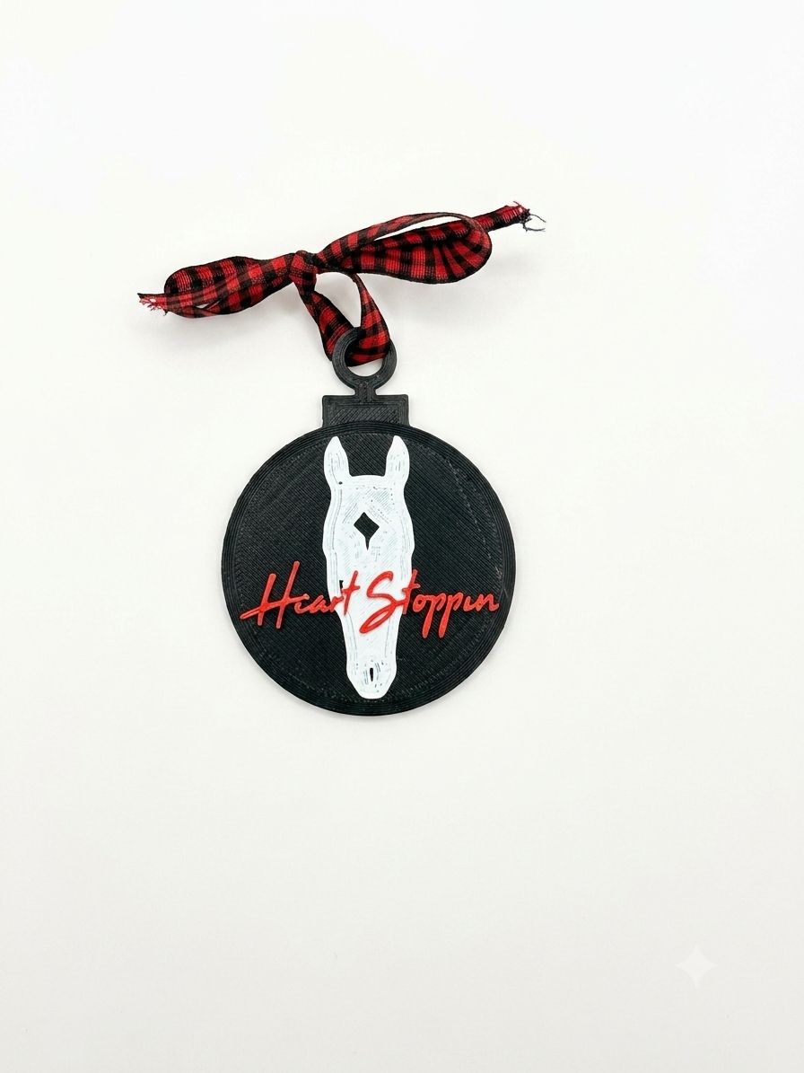 1 Horse Silhouette Ornament