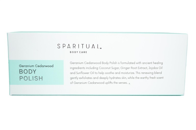 Geranium Cedarwood Body Polish By Sparitual