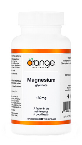 Magnesium Glycinate Capsules By Orange Naturals