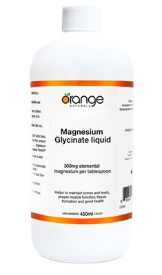 Magnesium Glycinate Liquid By Orange Naturals