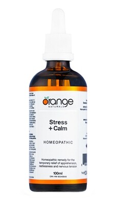 Homeopathic Stress+Calm By Orange Naturals