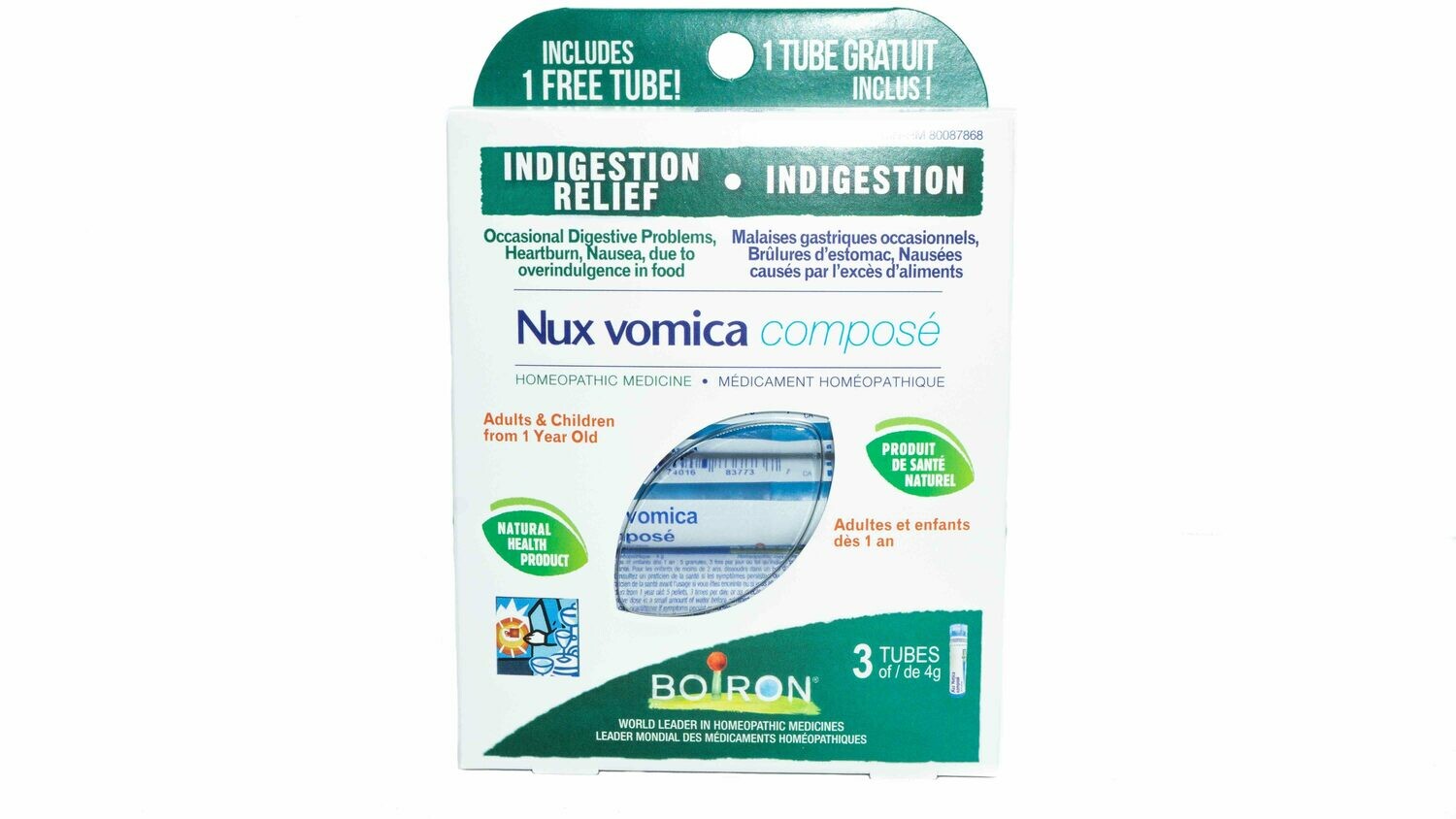 Nux Vomica Compose (3 Tubes) By Boiron