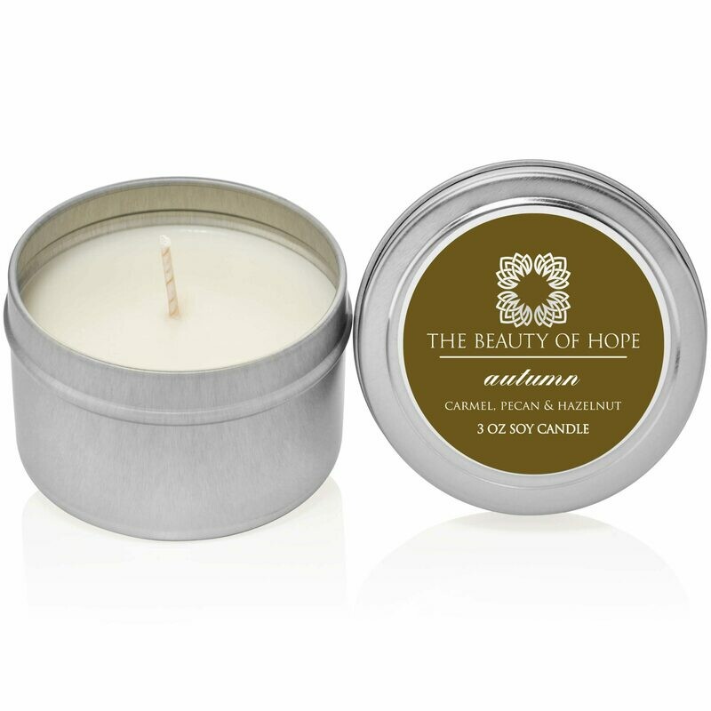 Autumn (3oz) Candle By The Beauty Of Hope