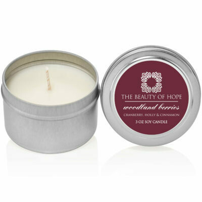 Woodland Berries (3oz) Candle By The Beauty Of Hope