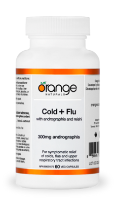 Cold + Flu Capsules By Orange Naturals