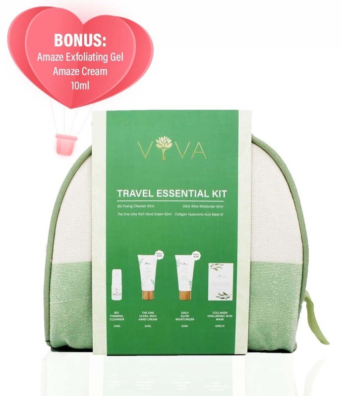 Valentine's Travel Essential Kit + Free Gift By Viva