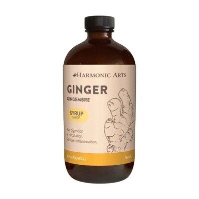 (250ml) Ginger Syrup By Harmonic Arts