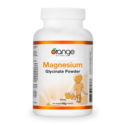 Magnesium Glycinate Powder By Orange Naturals