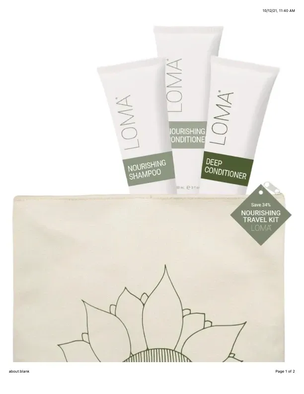 Nourishing Travel Kit by Loma