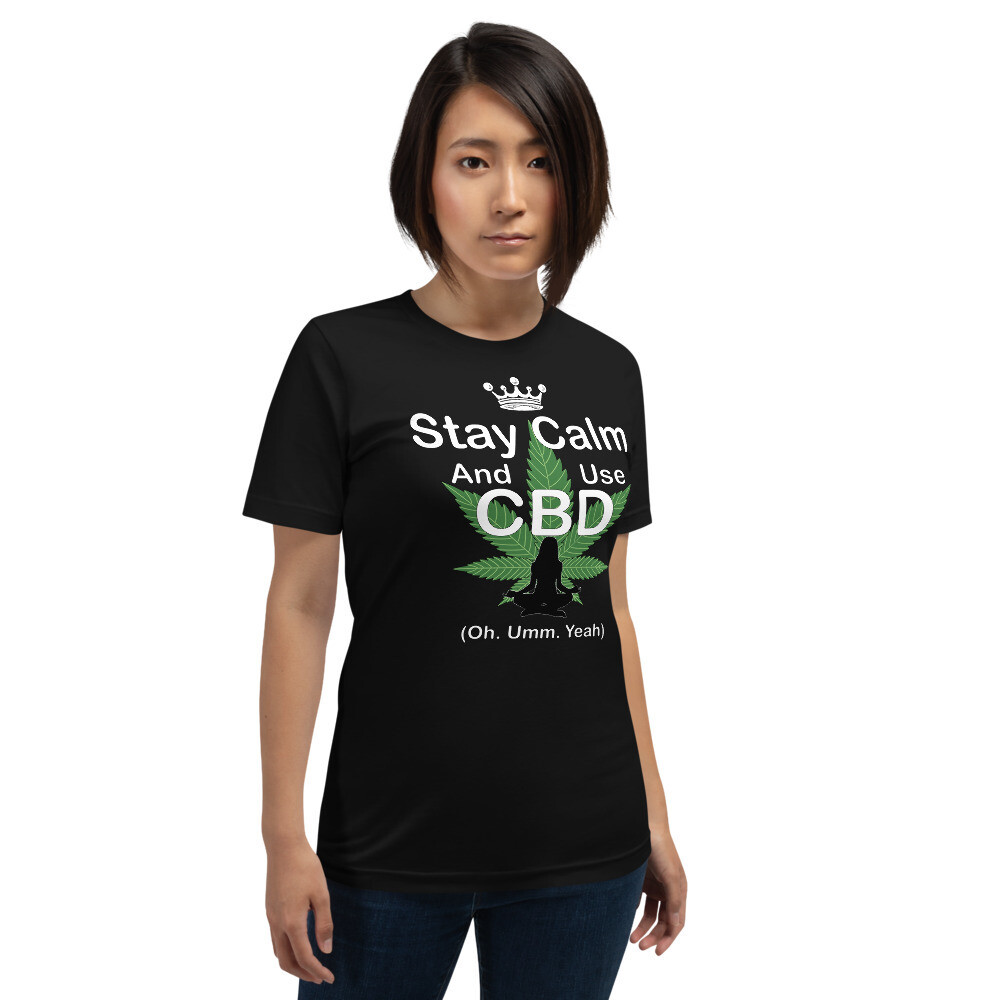 Stay Calm CBD Short-Sleeve Unisex T-Shirt