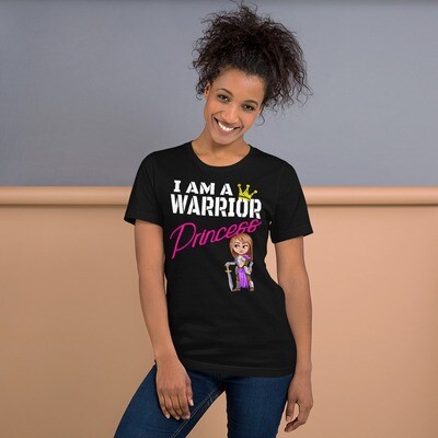 I am a Warrior Princess Brunette Short-Sleeve Unisex T-Shirt
