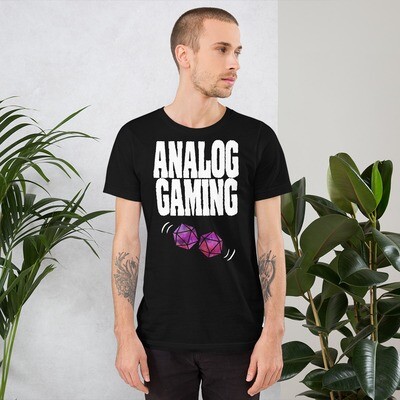Analog Gaming Double D20 Short-Sleeve Unisex T-Shirt
