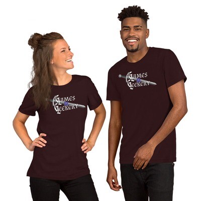 Games and Geekery Fan gear Short-sleeve unisex t-shirt