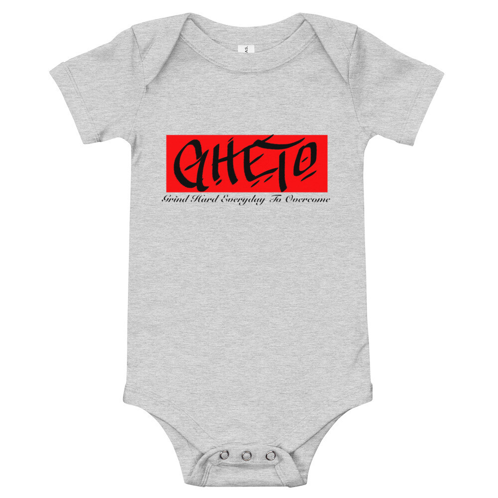 GHETOWORLDWIDE Logo Baby Bodysuit