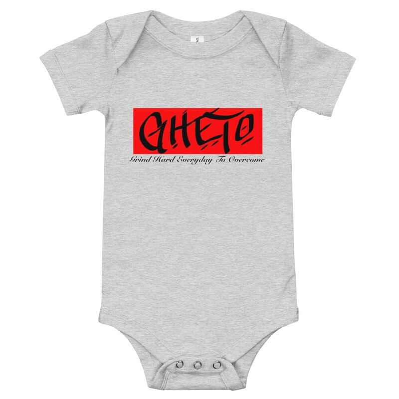 GHETOWORLDWIDE Logo Baby Bodysuit