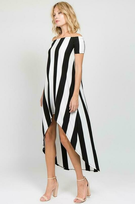 Chic in the City Hi-Low Dress