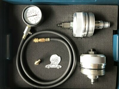 BMW Motor Öldruckmessgerät mit Adaptern wie BMW OE. 119250 und BMW OE. 119250 mit BMW OE. 116410