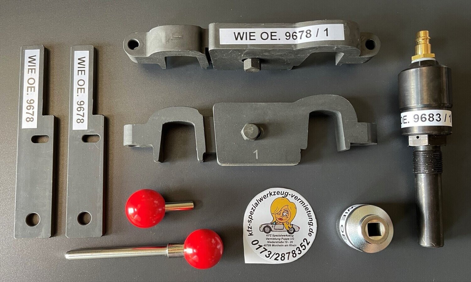 M46 Porsche Motor Steuerzeiten Mietwerkzeug Satz