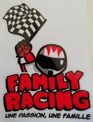 Stickers Family Racing 10cm